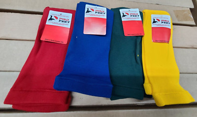 PRO FEET BASEBALL STIRRUP SOCKS choose from red, yellow, green, royal or NAVY