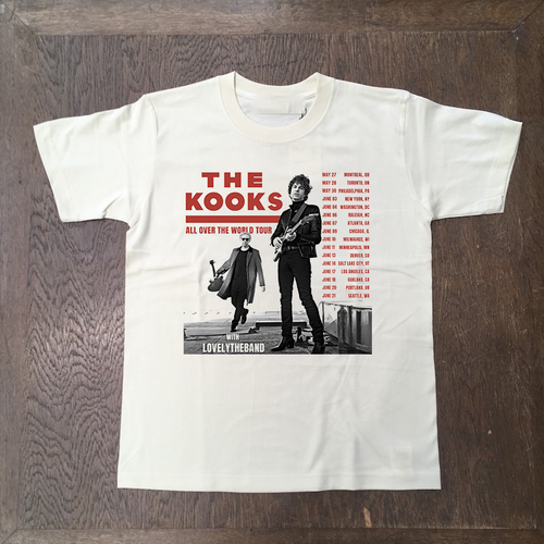 The Kooks All Over the World Tour North America T Shirt Full Size S-5XL - Picture 1 of 3
