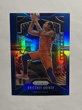 2020 Panini Prizm WNBA #32 Brittney Griner Blue Prizm #d /149 MERCURY