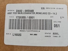 Genuine  Samsung Main Control Board OEM DA92-00594B