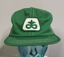 Vintage Pioneer Seed Mesh Snapback Trucker Cap Hat Patch K PRODUCTS Made In USA
