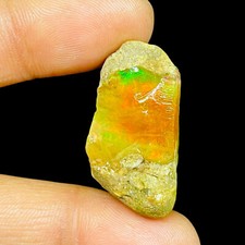 39.65 Cts Natural Ethiopian Opal Rough 32x16mm Huge Untreated Loose Gemstone