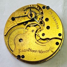 Elgin 16s 11j Hunting Pocket Watch movt -RTAI022425 BX12-1