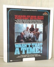 New Sealed -- Wasn't That A Time -- CED Videodisc Selectavision