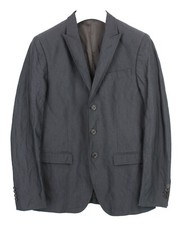 Valentino R.E.D. Mens Blazer EU 50 Single-Breasted Wool Blend Dark Blue