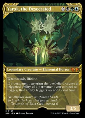 [1x] Yarok, the Desecrated - Halo Foil Near Mint, English March of the Machine E