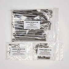HONDA CB 750 FOUR K7-K8 Kit viti ESAGONALI inox n°3 carter motore CB750