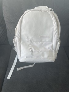 alphalete white backpack