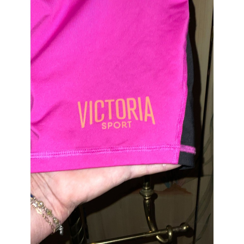 Victoria Sport Women's Hot Pink & Black Athletic Shorts S eBay