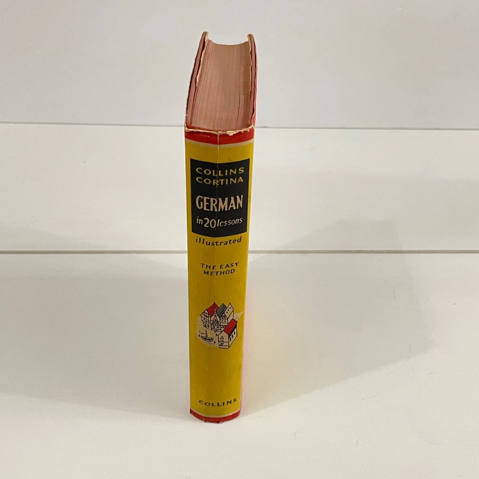 Collins Cortina GERMAN in 20 Lessons ; illustrated HC/DJ 1962 Cortina Method - Image 2 of 4