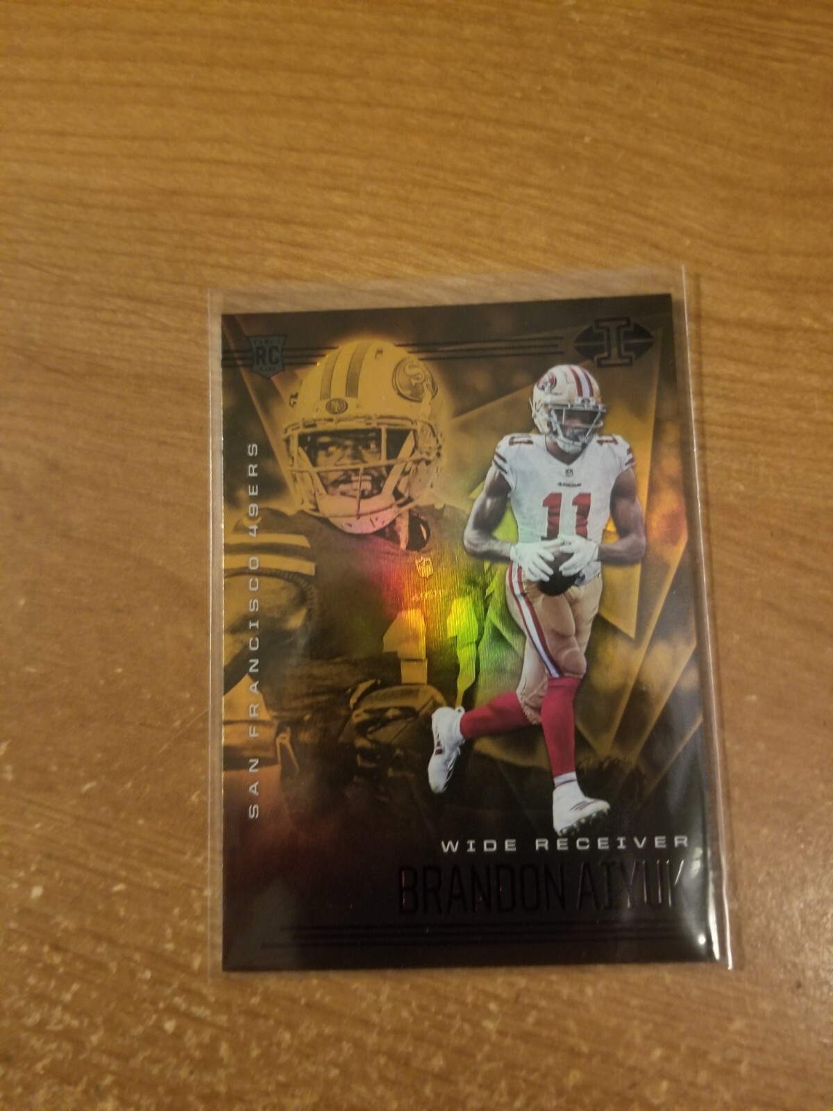 2020 PANINI ILLUSIONS FOOTBALL ORANGE #27 BRANDON AIYUK RC 49ERS NM/M