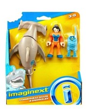 Personaggi serie Hammerhead Shark & Snorkeler Imaginext Shark