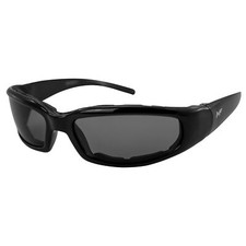 SMOKE Lens Black Foam Padded Motorcycle Biker ATV Riding Glasses Sunglasses