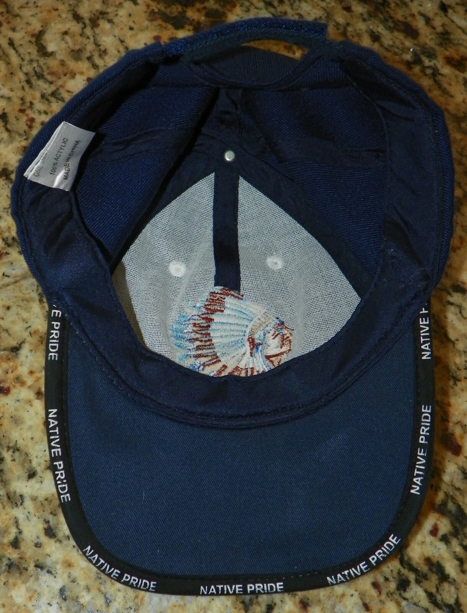 Infinity Native American Eagle Pride Baseball Cap - Dark Navy Blue Hat