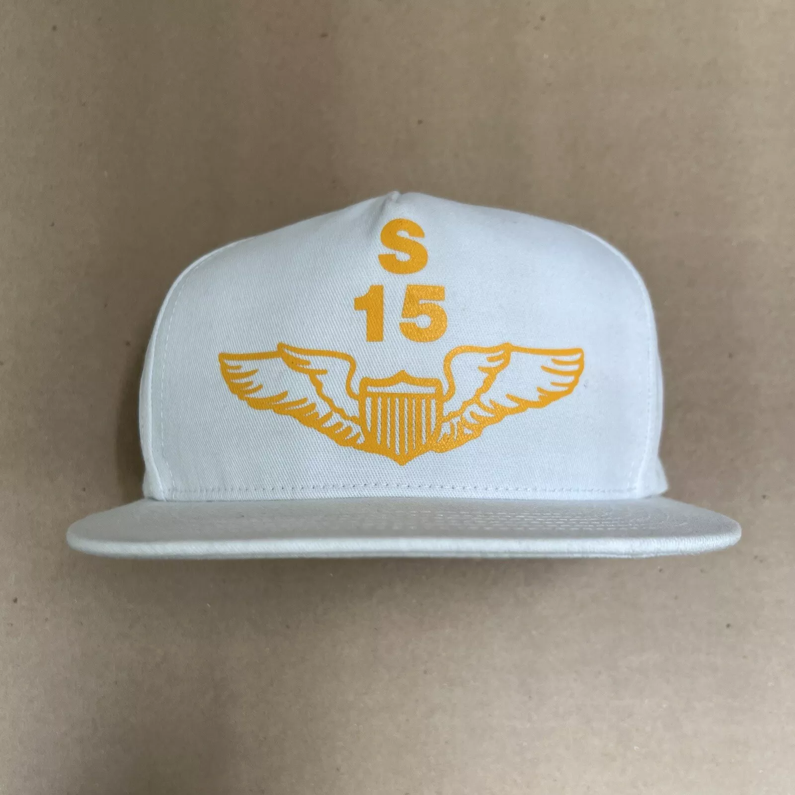 Casquette chapeau SS13 Supreme S15 5 panneaux 19ème trou tout moment n'importe où blanc 2013