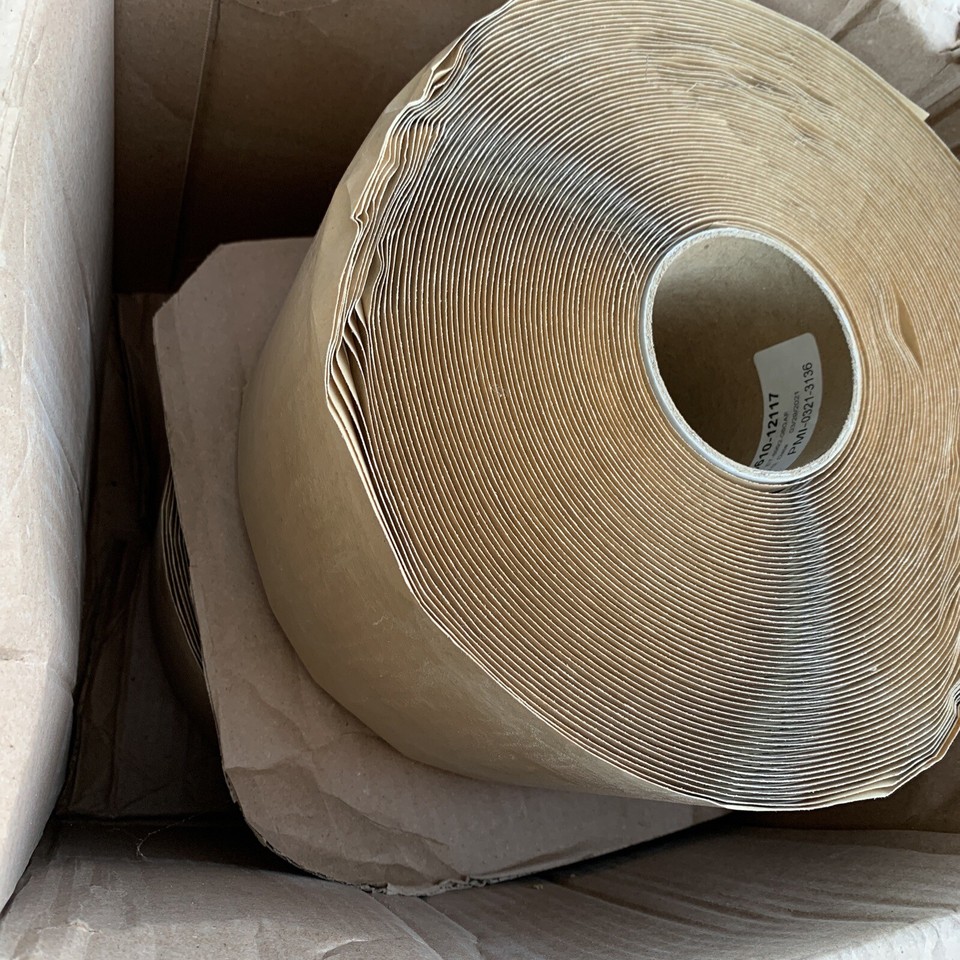 GAF EverGuard TPO Cover Tape Tan Strippingin Roofing (2 Rolls, 6" x