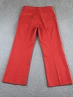 Ralph Lauren Womens Button Front Cotton Stretch Pants Red Size 30 Waist 32" EXC — photo 3