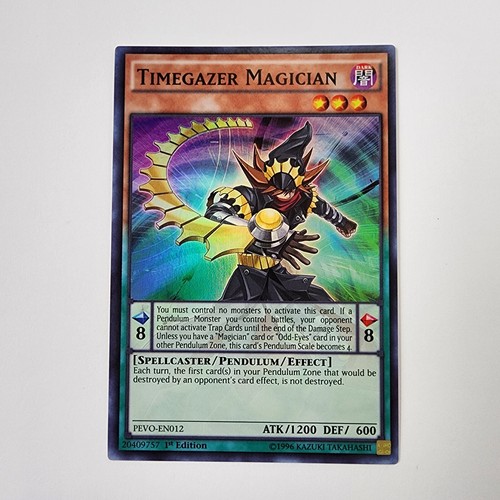 Timegazer Magician - PEVO-EN012 - NM - Super Rare - 1st ed - Yugioh - Picture 1 of 3