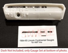 1964 1965 Lincoln Continental Gauge Faces For 125 Scale Amt Kitspls Read Desc