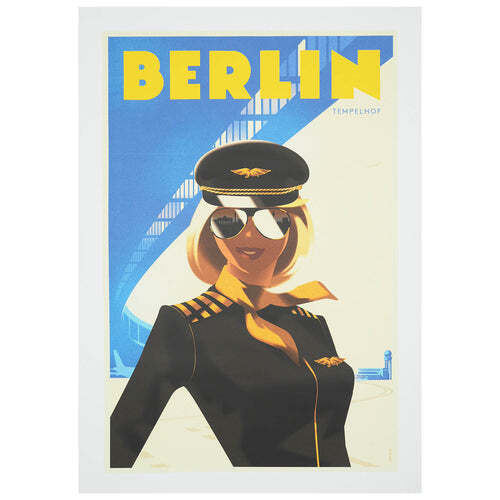 Stick No Bills® Stylische Retro Berlin Poster 50x70cm - ein stilvoller Blickfang - Bild 3 von 24