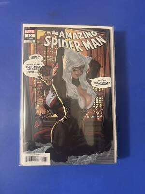 #ad #ad AMAZING SPIDER MAN #60 ADAM HUGHES Black Cat Variant Cover Marvel Comic 2024 NM $8.80