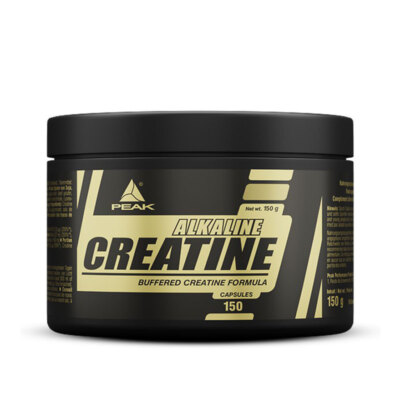 (72,92 EUR/kg) Peak Creatin Alkalin 150 Kapseln Vitamin B Komplex Kreatin NEU