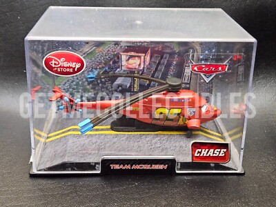 DISNEY STORE PIXAR CARS TEAM MCQUEEN RED HELICOPTER CHASE SAVE 6% GMC