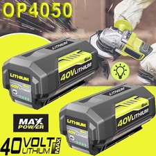 1-2PACK For Ryobi 40 Volt 6.0Ah Battery High Capacity Lithium lot OP4050 OP40602