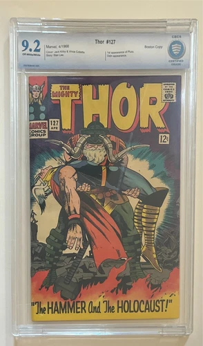 Thor #127 9.2 Marvel 1966 1st Pluto! Avengers! High Grade! NEXT MOVIE