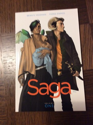 Saga Volume 1 (2015, Image TPB) Brian K Vaughan & Fiona Staples  SF Family Epic