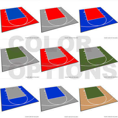 outdoor basketball court kit