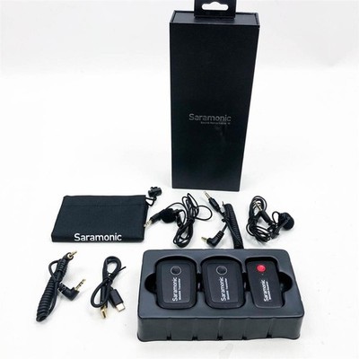 Saramonic Zweikanal-Mikrofonsystem Blink 500, Ultra kompakt 2,4 GHz, TX + TX +