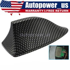 Fin Roof Car Antenna Carbon Fiber Shark Radio Fmam Antena Cover Accessories