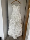 Justin Alexander Signature Ruffle Wedding Dress Size 10