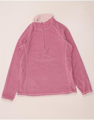 Mountain Warehouse Damen-Fleecepullover mit Reißverschluss am Ausschnitt UK 10 Small pink CH13