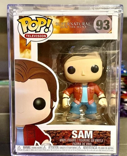 SAM WINCHESTER 93 Funko Pop SUPERNATURAL 1st SAM 93 Pop VAULTED w/HARD STACK