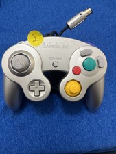 OEM Nintendo GameCube Controller Silver Platinum Official Joystick T2