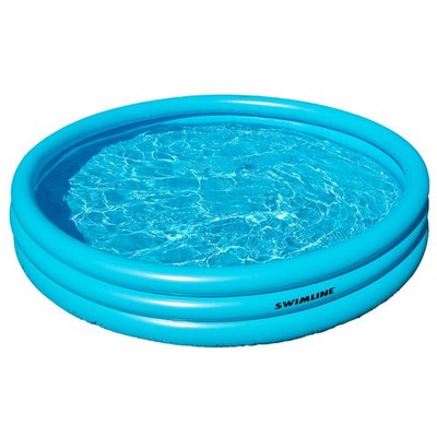 Swimline 3-Ring Wading Pool - 60'' Diameter, Easy Setup & Heavy-Duty Vinyl