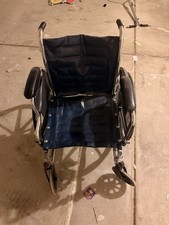 Invacare Tracer EX2 Manual Wheelchair Foldable Black Steel Padded Armrest