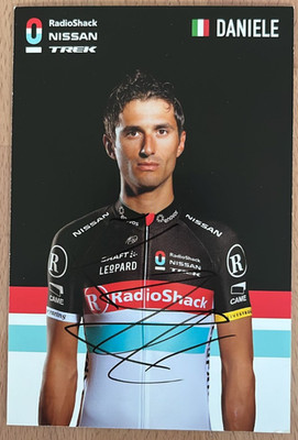 ORIGINAL Autogramm Daniele Bennati (Radsport)  RadioShack Nissan Trek