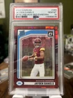 2024 Panini Donruss - Rated Rookie Jayden Daniels #389 Optic Preview Red Pandora