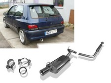 Fox Komplettanlage ab Kat Renault Clio 1 Typ B/C 57 80mm rund