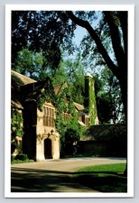 Edsel & Eleanor Ford House Ivy-Covered West Facade Postcard 1926-29