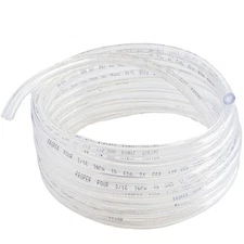 25 Feet - 5/16" ID 7/16" OD Clear Vinyl Tubing Food Grade Multipurpose Tube for