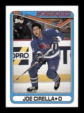  1990 Joe Cirella  Nordiques 107 Topps Hockey Sports Trading Card TC