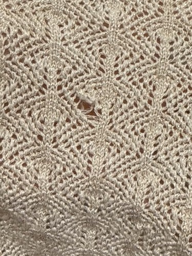 Style & Co. Women's Lurex Mixed-Stitch Dolman-Sleeve Sweater Beige Gold - Picture 2 of 2