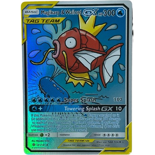Magikarp & Wailord GX (Alternate Full Art) — Team Up