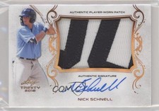 2018 Leaf Trinity Patch Auto Nick Schnell #PA-NS1 Patch Auto 1h1
