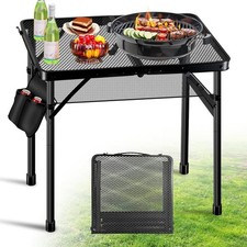 Ciavca Upgraded Folding Camping Table for BBQ Lightweight Portable 24x15.8"