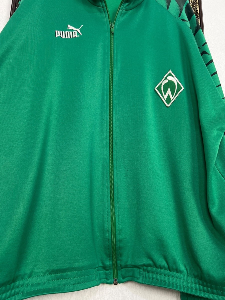 Vintage 90's Puma Werder Bremen Football Jacket Soccer Mens Track